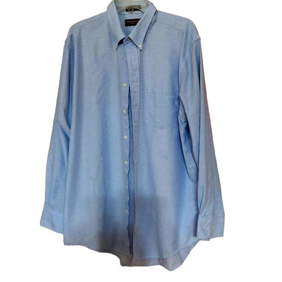 Boulevard Tall Man 17 1/2 Blue button down dress Shirt - Picture 1 of 3